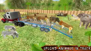 Transporter Truck Zoo Animals screenshot #1 for iPhone