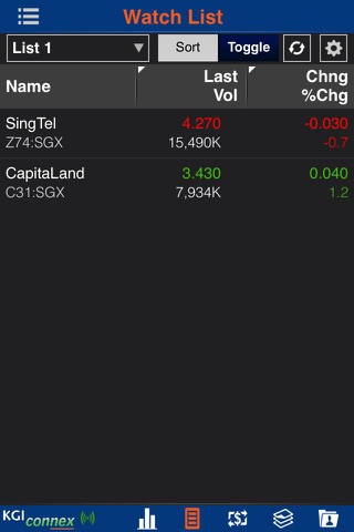 KGI Connex for iPhone screenshot 4