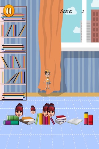 Jumping Teen Escape - Lazy Boy Avoiding Books (Free) screenshot 3
