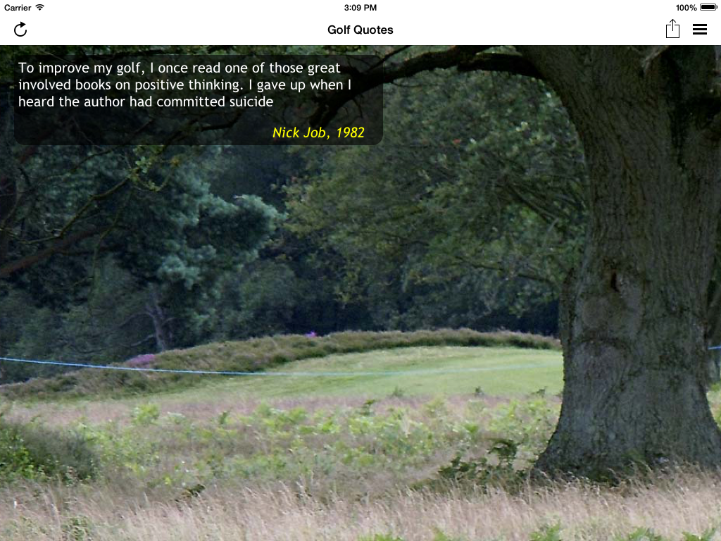 Golf Quotes screenshot 5