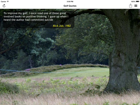 Screenshot #5 pour Golf Quotes