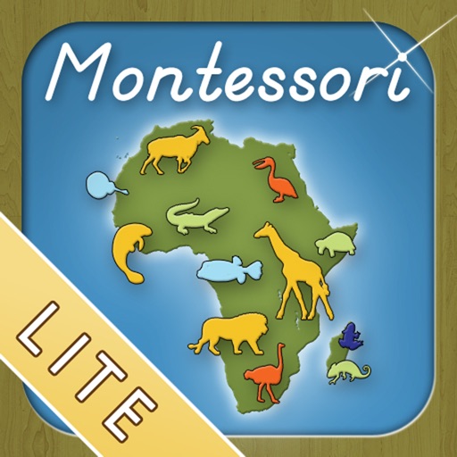 Animals of Africa LITE - A Montessori Approach To Geography icon