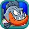 Piranha Fish Escape - Aggressive Underwater Monster- Free