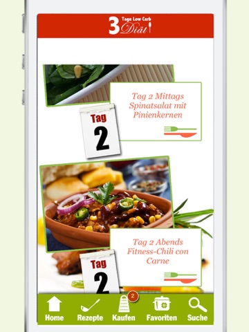Screenshot #6 pour 3 Tage Low Carb Diät - Abnehmen übers Wochenende, schlank ohne Kohlenhydrate