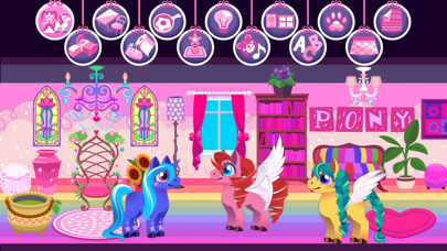 My Magic Castle - Pony & Unicorn Doll House and Decoration Game Screenshot 1