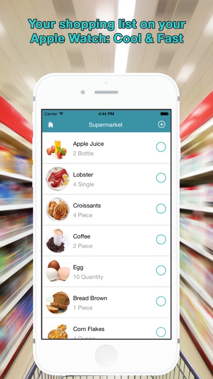 WatchList - The Grocery Shopping List on the Watch