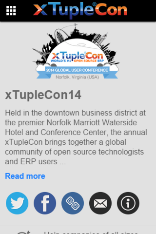 xTupleCon14 screenshot 2