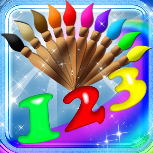 123 Learn Numbers Magical Kingdom - Count Learning Experience Drawing Game