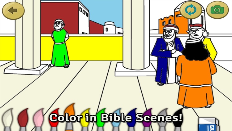 Bible Heroes: Daniel and the Lions - Bible Story, Puzzles, Coloring, and Games for Kids screenshot-3