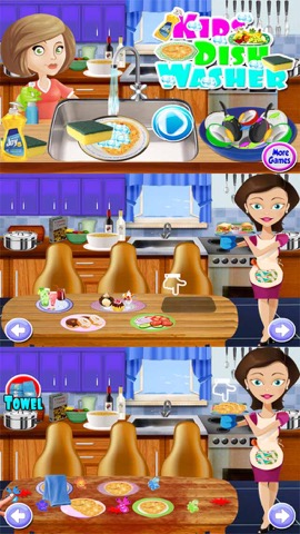 子供食器洗浄 & クリーニング - プレイ無料のキッチン ゲームのおすすめ画像2