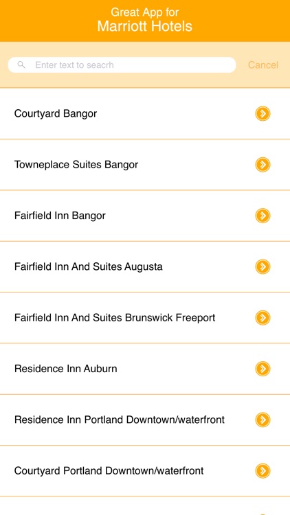 Great App for Marriott Hotels