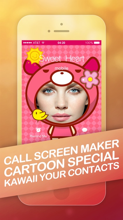 Call Screen Maker Pro - Cute Cartoon Special for iOS 8