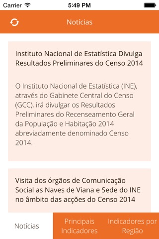 INE ANGOLA Censo 2014 screenshot 2
