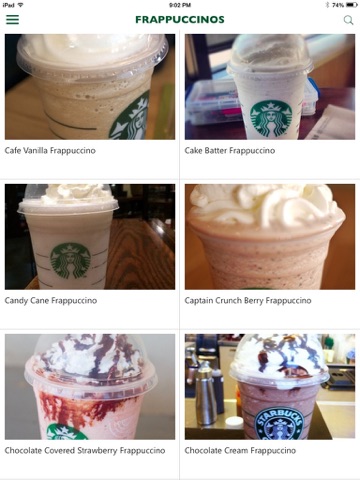 Secret Menu for Starbucks — Free
