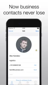 Business Contacts App screenshot #2 for iPhone