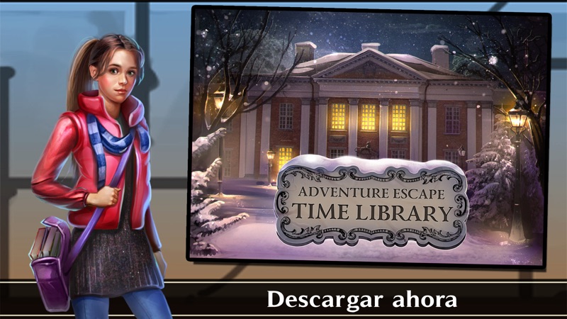 Escape de Aventura: Biblioteca del Tiempo (Cuarto del Misterio, Puertas, y pisos de punto y Clic en Historia para Viajar en el Tiempo!) screenshot 5