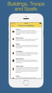 database for clash of clans™ (unofficial) iphone screenshot 2