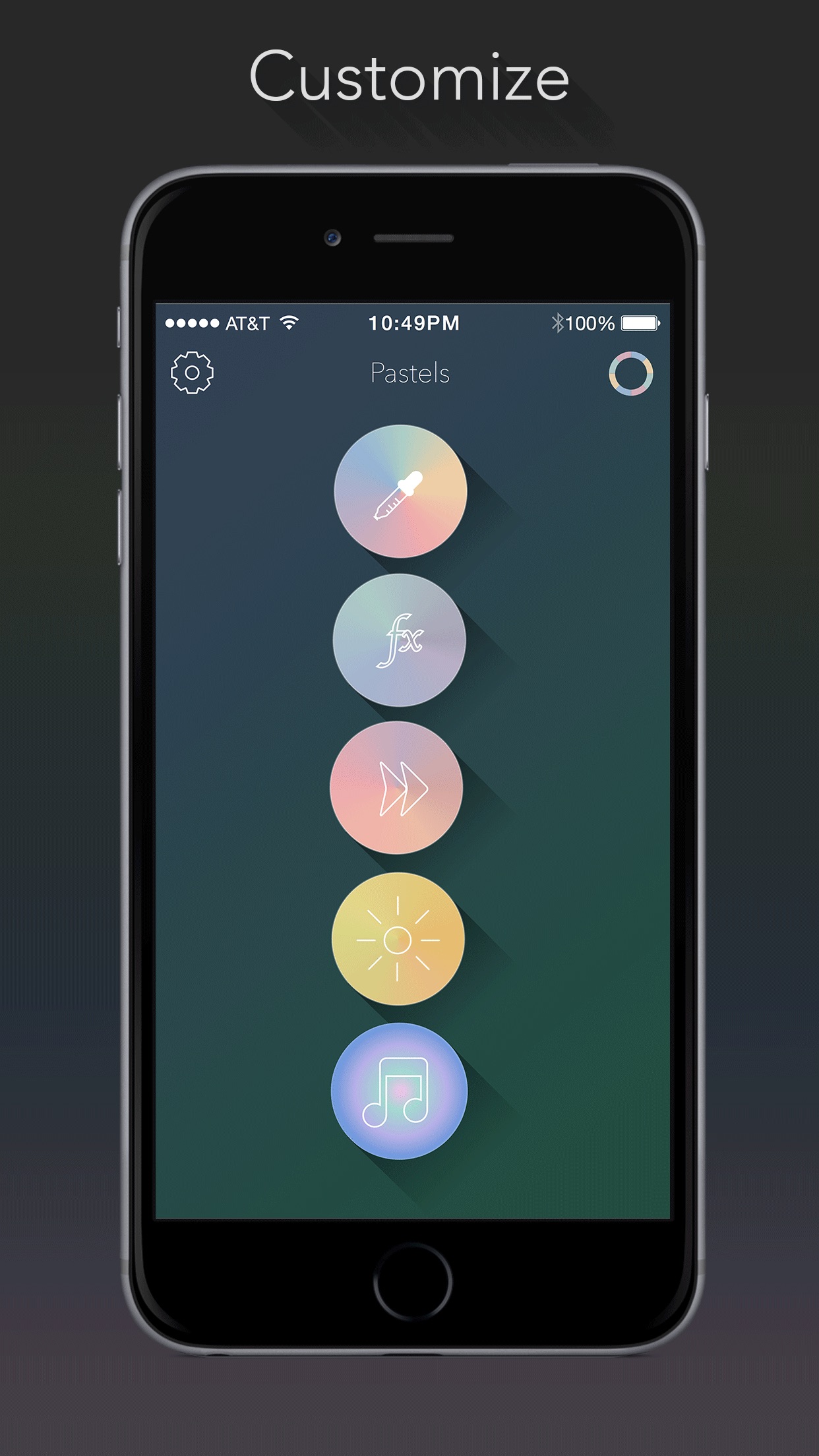 Screenshot do app Lumenplay App-Enabled Lights