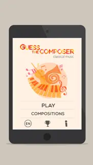 guess composer — classical music quiz for kids and adults! listen and learn the best of classics masterpieces, greatest opera, ballet and concerts iphone screenshot 1