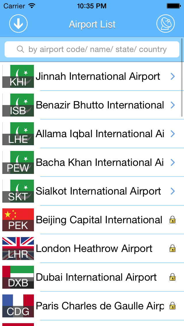 Pakistan Airport - iPlane Flight Informationのおすすめ画像4