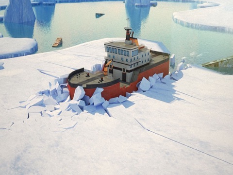 3D Icebreaker Parking - Arctic Boat Driving & Simulation Ship Racing Games на iPad