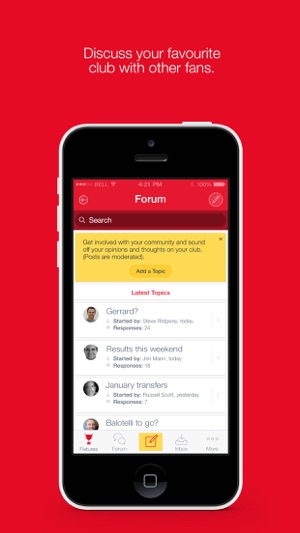 Fan App for Liverpool FC