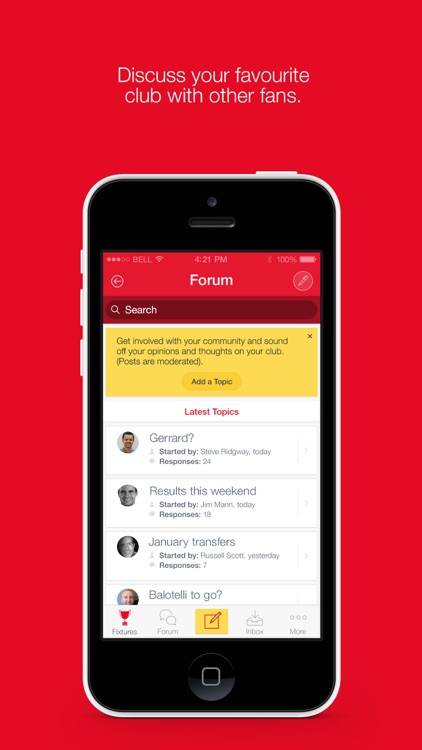 Fan App for Liverpool FC