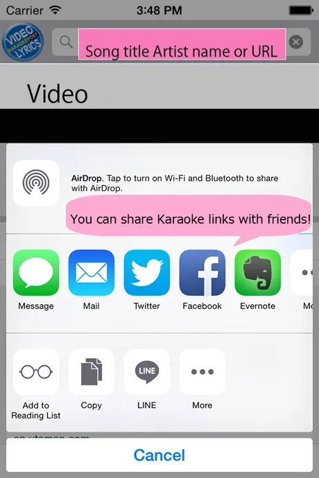 Video Lyrics Search Play and Share