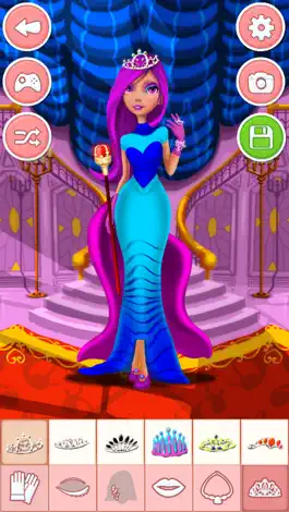 Game screenshot Игры Одевалки Принцессы Макияж mod apk