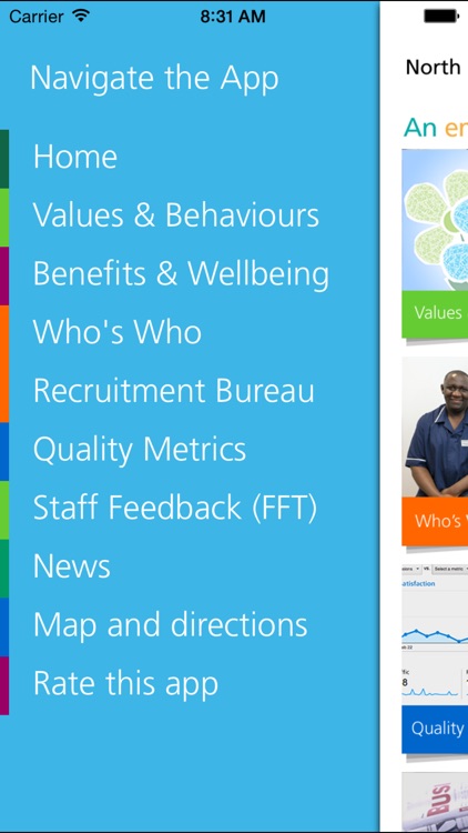 Staff North Mid – hospital App for staff