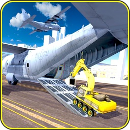 Cargo Plane Heavy Machine - Heavy Machinery Transport Flight Simulator
