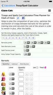 calculators for clash of clans - video guide, strategies, tactics and tricks with calculators iphone screenshot 4