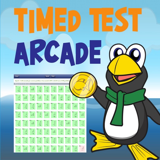 Timed Test Arcade for iPhone iOS App