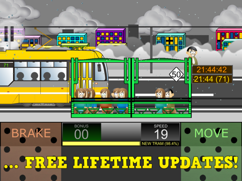 Игра Tram Simulator 2D Premium - City Train Driver - Virtual Pocket Rail Driving Game