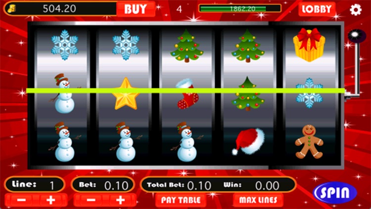 Mega Christmas Slot Machine - Win Big Jackpots with Merry Christmas Slots Game and Get Christmas Slots Party Bonus