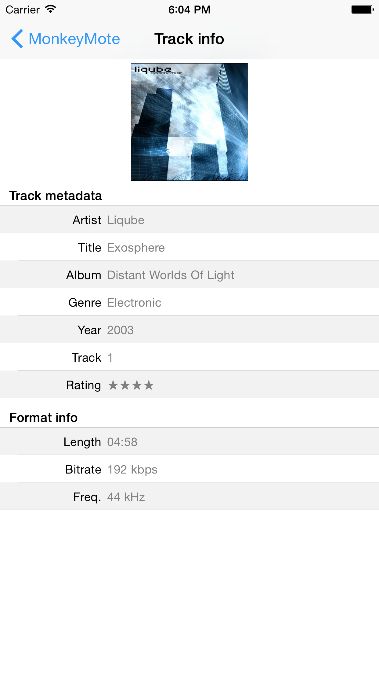 MonkeyMote Lite for foobar2000