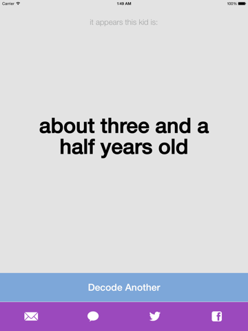 Screenshot #6 pour Kid Age Decoder