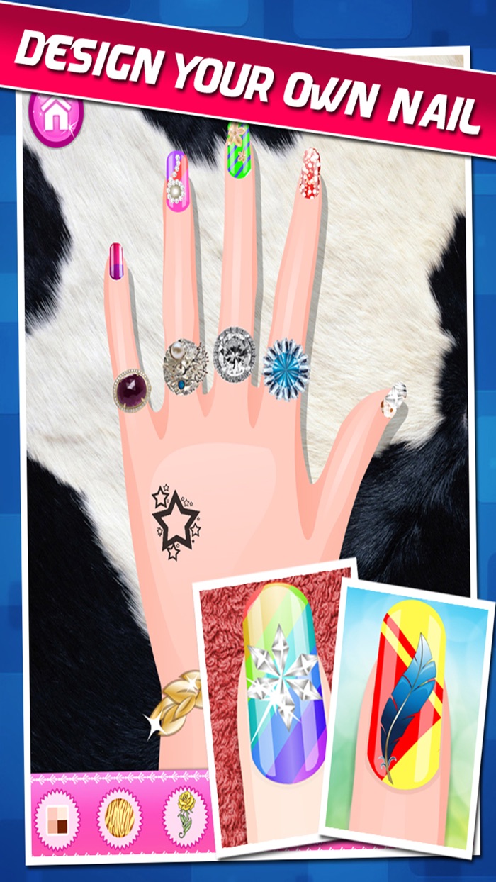 Nail Salon Girls - Makeup, Makeover, spa, Dressup Games