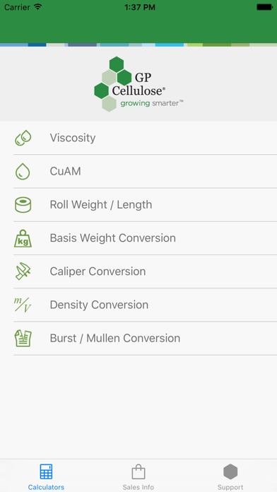 Screenshot #1 pour GP Cellulose Calculator