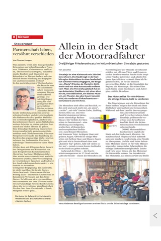 KirchenZeitung Bistum Aachen screenshot 3