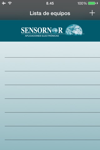 Sensornor screenshot 2