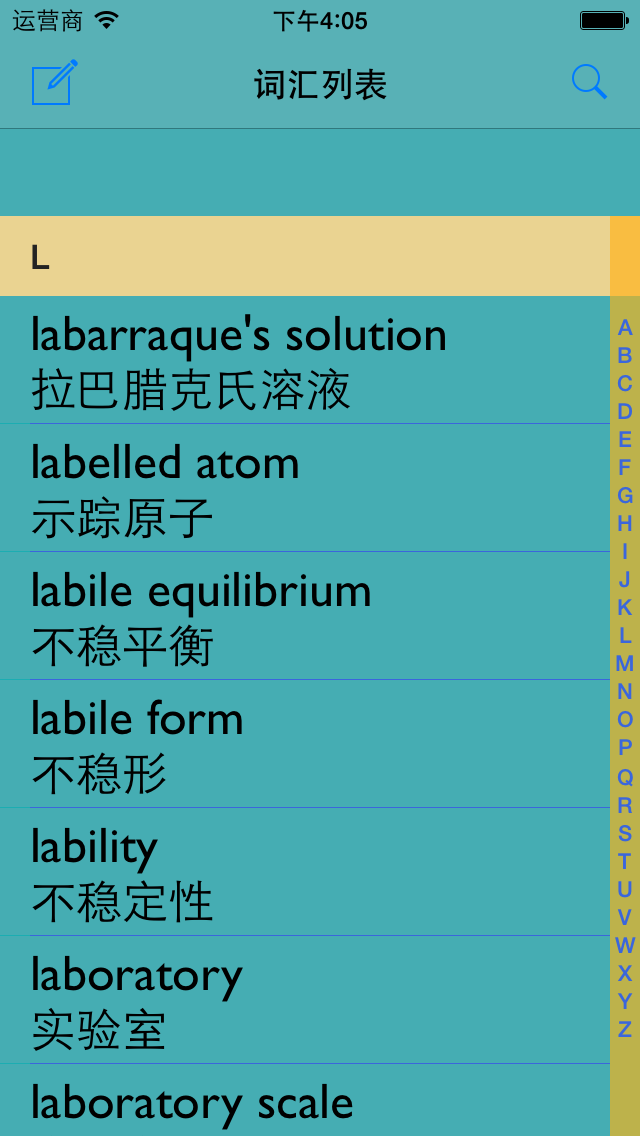 Chemistry English-Chinese Dictionary
