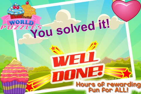 Cupcake Puzzles Fun & Challenging - Cupcake World Puzzle Edition screenshot 3
