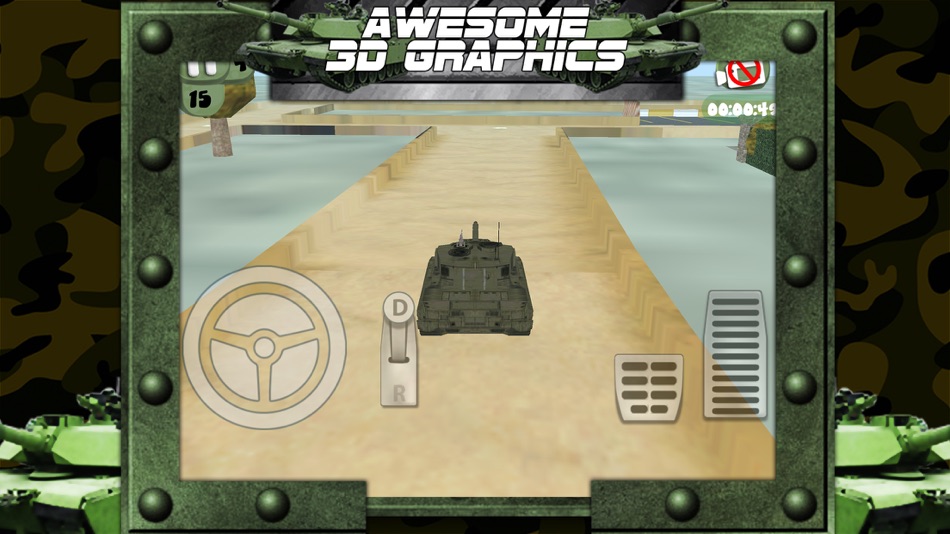 3D Army Tank Parking Game with Addicting Driving and Racing Challenge Games FREE - 1.0 - (iOS)