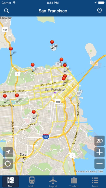 San Francisco Offline Map - City Metro Airport