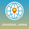 Chugoku, Japan Map - Offline Map, POI, GPS, Directions
