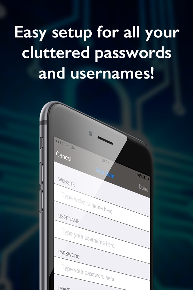 PassMaster - #1 Password Manager For iOS 8! screenshot 2