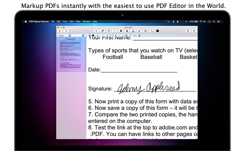 pdf signer express iphone screenshot 2