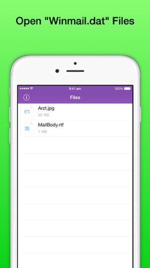 Winmail DAT檔案瀏覽器專業版：在iPhone或iPad裝置內開啟TNEF編碼的Outlook winmail.(圖2)-速報App