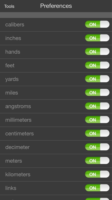 Mila's Length Converter Calculator iPhone screenshot 5 - Utilities app